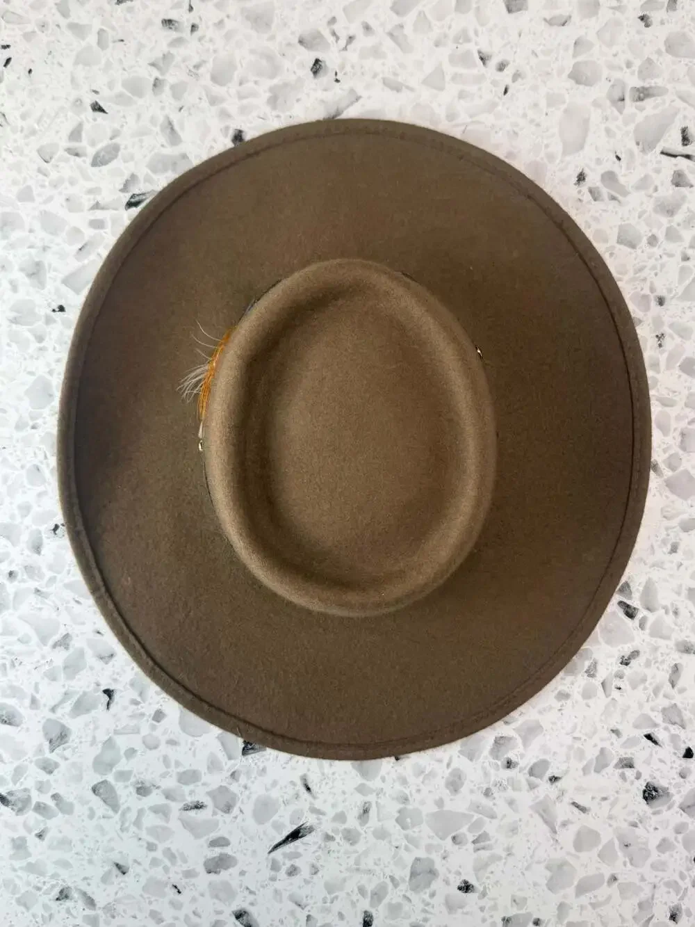 Bee Hat Co. Brown Wool Felt Trail Blazer Hat Small